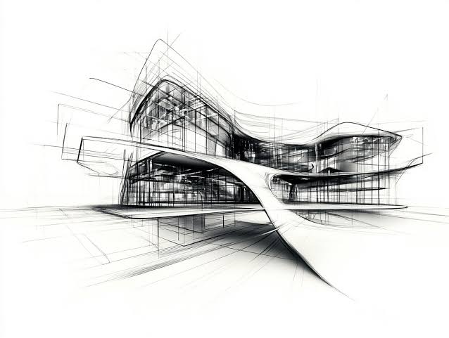 Architectural detail photography showing facade geometry materials and construction quality