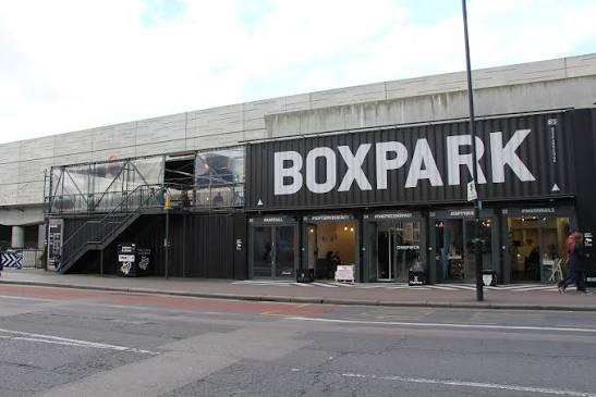 BOXPARK Shoreditch architectural and commercial photography